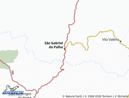 Mapa MICHELIN São Gabriel da Palha - ViaMichelin