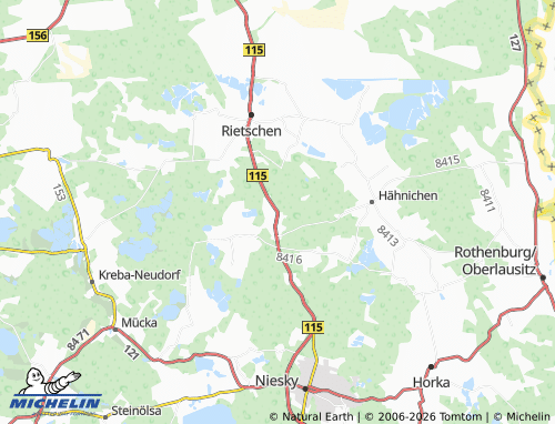 MICHELIN Stannewisch map - ViaMichelin