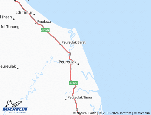 MICHELIN Pasir Putih map - ViaMichelin