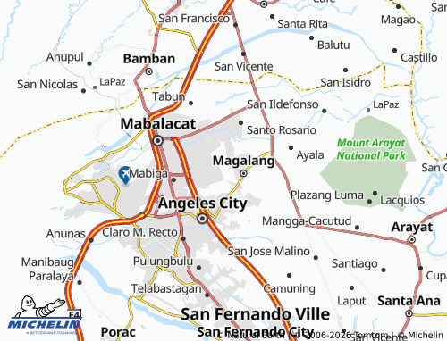 MICHELIN Dapdap map - ViaMichelin