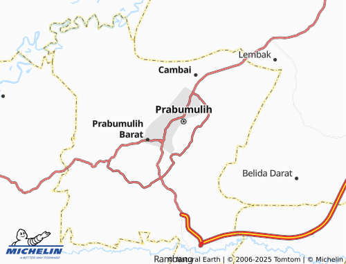 MICHELIN Karang Raja map - ViaMichelin