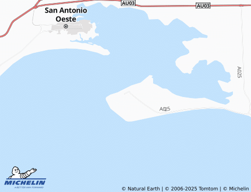 MICHELIN Puerto San Antonio Este map - ViaMichelin