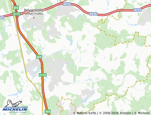 Carte MICHELIN Severka SNT - ViaMichelin