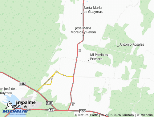 Mappa MICHELIN La Palma - ViaMichelin