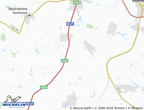 Mappa MICHELIN Tucha - ViaMichelin