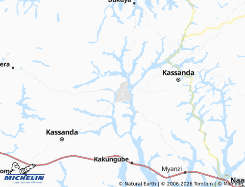 MICHELIN Kassanda Town Council map - ViaMichelin