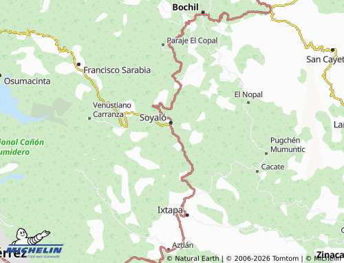 Mapa MICHELIN El Sabinal - ViaMichelin