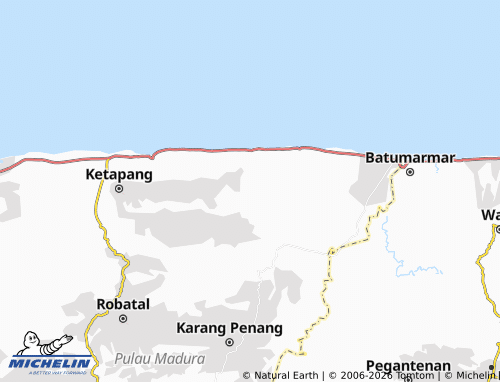 Mapa MICHELIN Bira Tengah - ViaMichelin