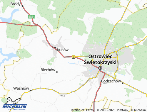 MICHELIN Boksycka map - ViaMichelin
