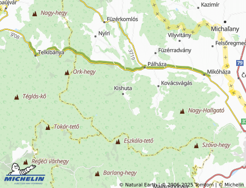 MICHELIN-Landkarte Kishuta - ViaMichelin