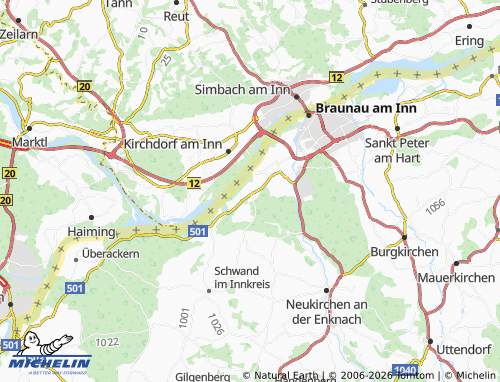 MICHELIN Blankenbach map - ViaMichelin