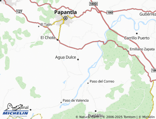 Carte MICHELIN Agua Dulce - ViaMichelin