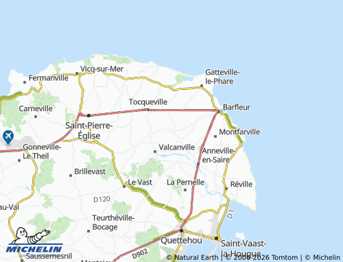 MICHELIN Sainte-Geneviève map - ViaMichelin