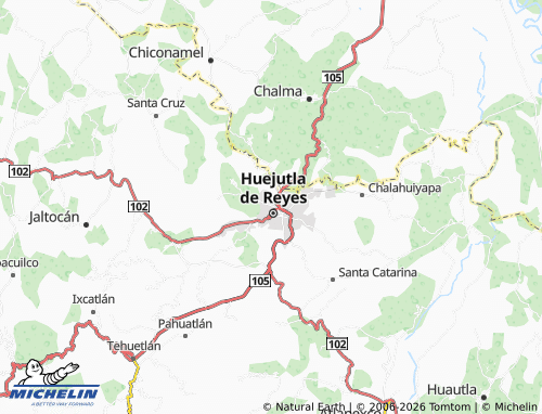 MICHELIN Tahuizan map - ViaMichelin