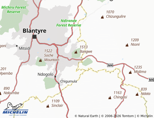 Mappa MICHELIN Newlands - ViaMichelin