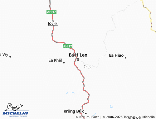 Mapa MICHELIN Ea H'Leo - ViaMichelin