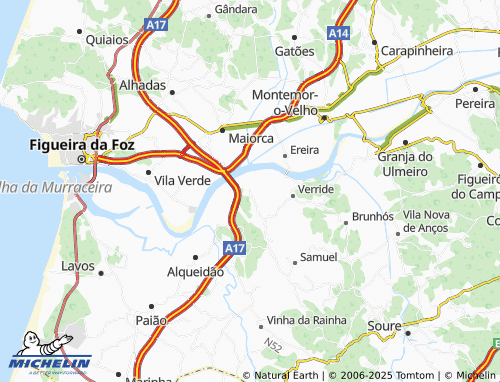 MICHELIN Reveles map - ViaMichelin