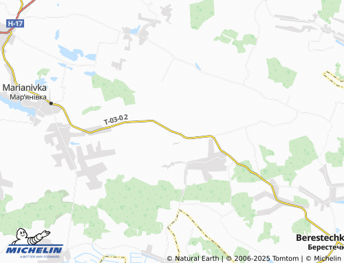 MICHELIN-Landkarte Khmelnytske - ViaMichelin
