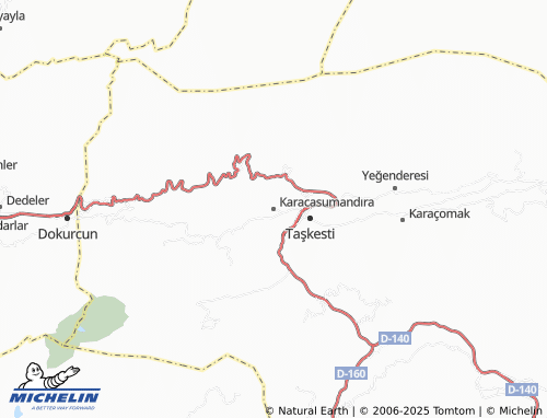 MICHELIN Karacasumandıra map - ViaMichelin
