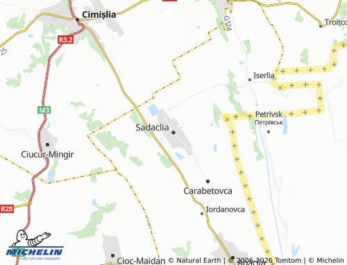 MICHELIN-Landkarte Sadaclia - ViaMichelin