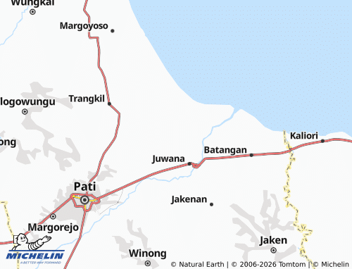 MICHELIN Agungmulyo map - ViaMichelin