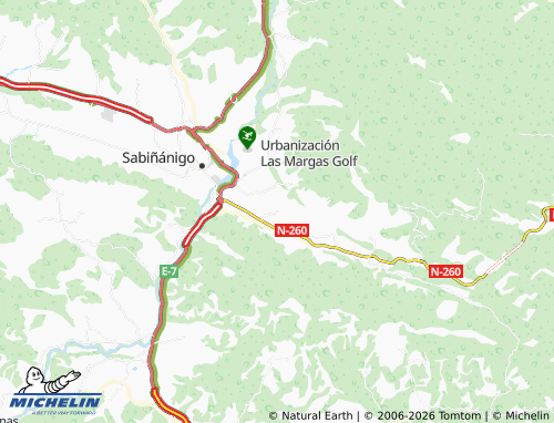 MICHELIN Osán map - ViaMichelin