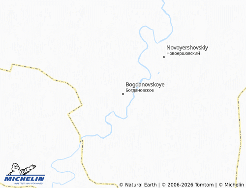 MICHELIN-Landkarte Bogdanovskoye - ViaMichelin