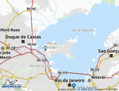 MICHELIN Ilha do Governador map - ViaMichelin