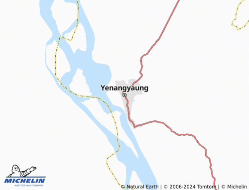 MICHELIN Yenangyaung map - ViaMichelin