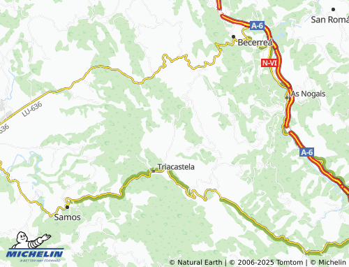 MICHELIN Toldaos (San Salvador) map - ViaMichelin