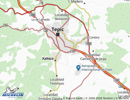 Mapa MICHELIN Los Sauces - ViaMichelin