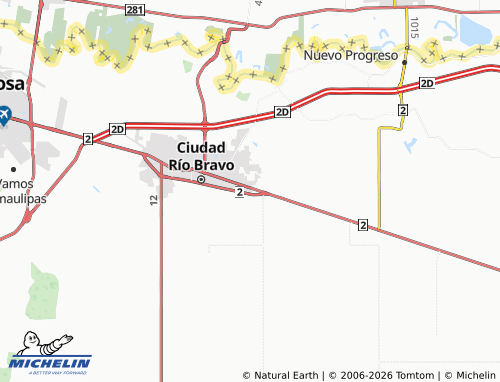 Mapa MICHELIN Del Río - ViaMichelin