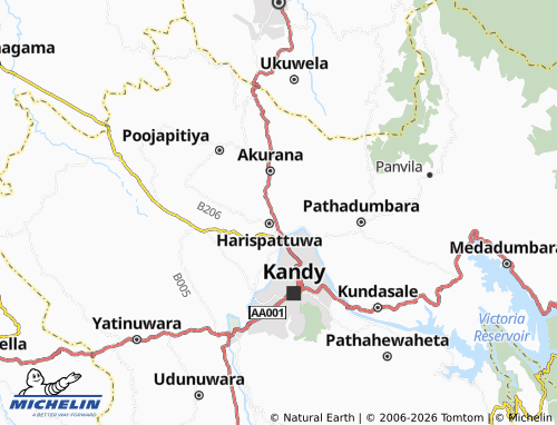 Mappa MICHELIN Molagodayawatta - ViaMichelin