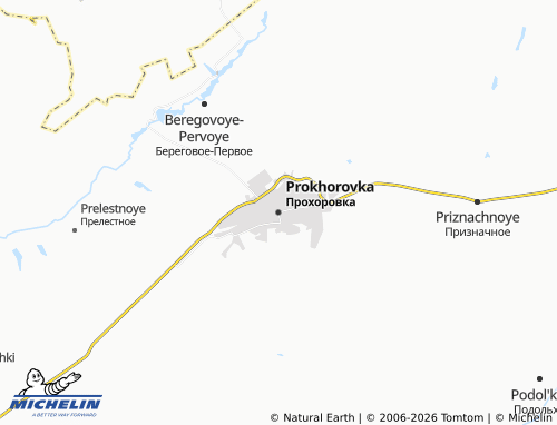 MICHELIN Prokhorovka map - ViaMichelin