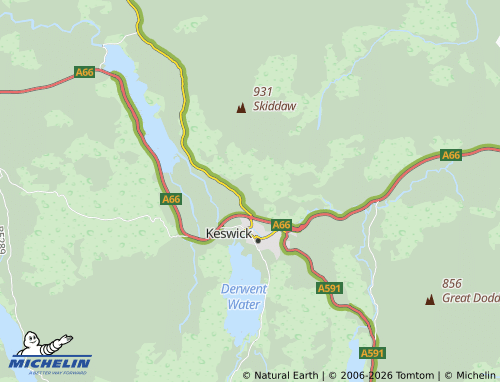 Carte MICHELIN Applethwaite - ViaMichelin