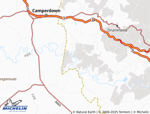 MICHELIN Mpumulanga Unit A map - ViaMichelin