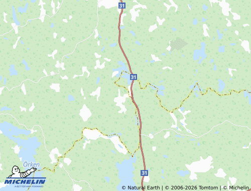 MICHELIN Bjömhult map - ViaMichelin