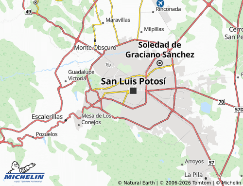 Mapa MICHELIN Tequis - ViaMichelin
