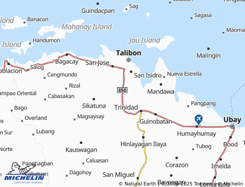 MICHELIN San Agustin map - ViaMichelin