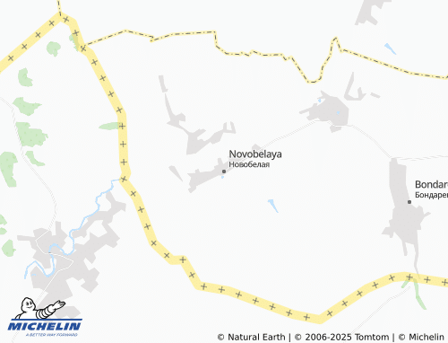 MICHELIN Novobelaya map - ViaMichelin