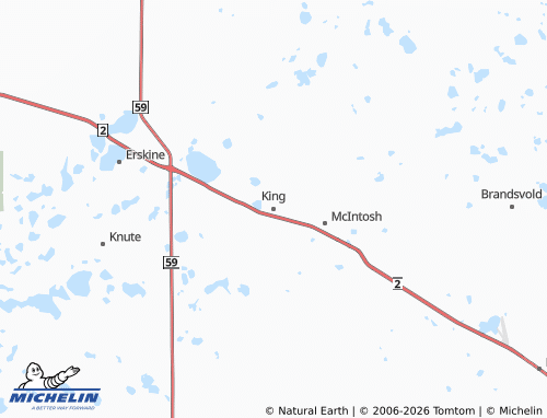 Mappa MICHELIN King - ViaMichelin