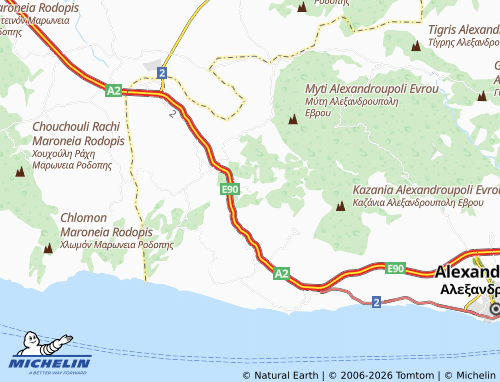 Carte MICHELIN Atarni - ViaMichelin