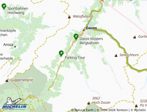 Carte MICHELIN Clavadel - ViaMichelin