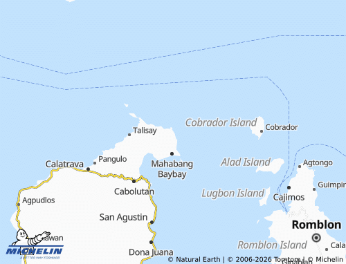 Mappa MICHELIN Cawayan - ViaMichelin