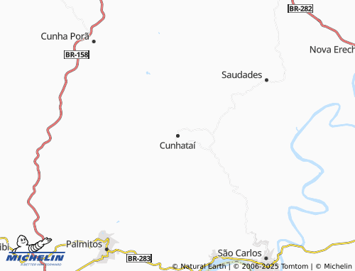 MICHELIN Cunhataí map - ViaMichelin