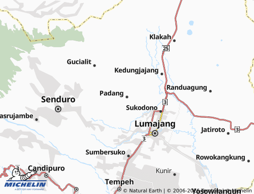MICHELIN-Landkarte Padang - ViaMichelin