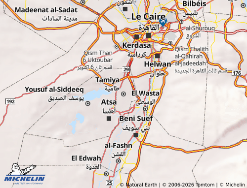 Mappa MICHELIN Tamiyyah - ViaMichelin