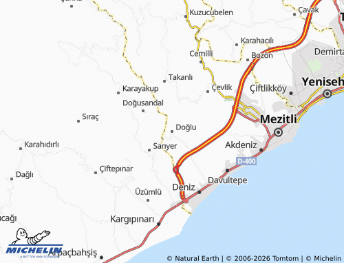 MICHELIN Doğlu map - ViaMichelin