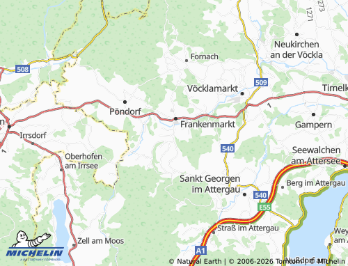 MICHELIN Moos map - ViaMichelin