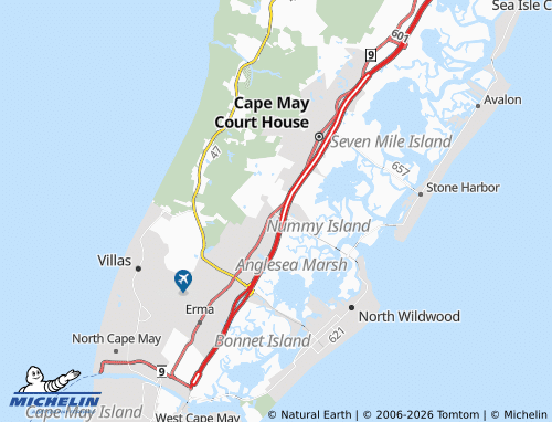 Mapa MICHELIN Burleigh - ViaMichelin